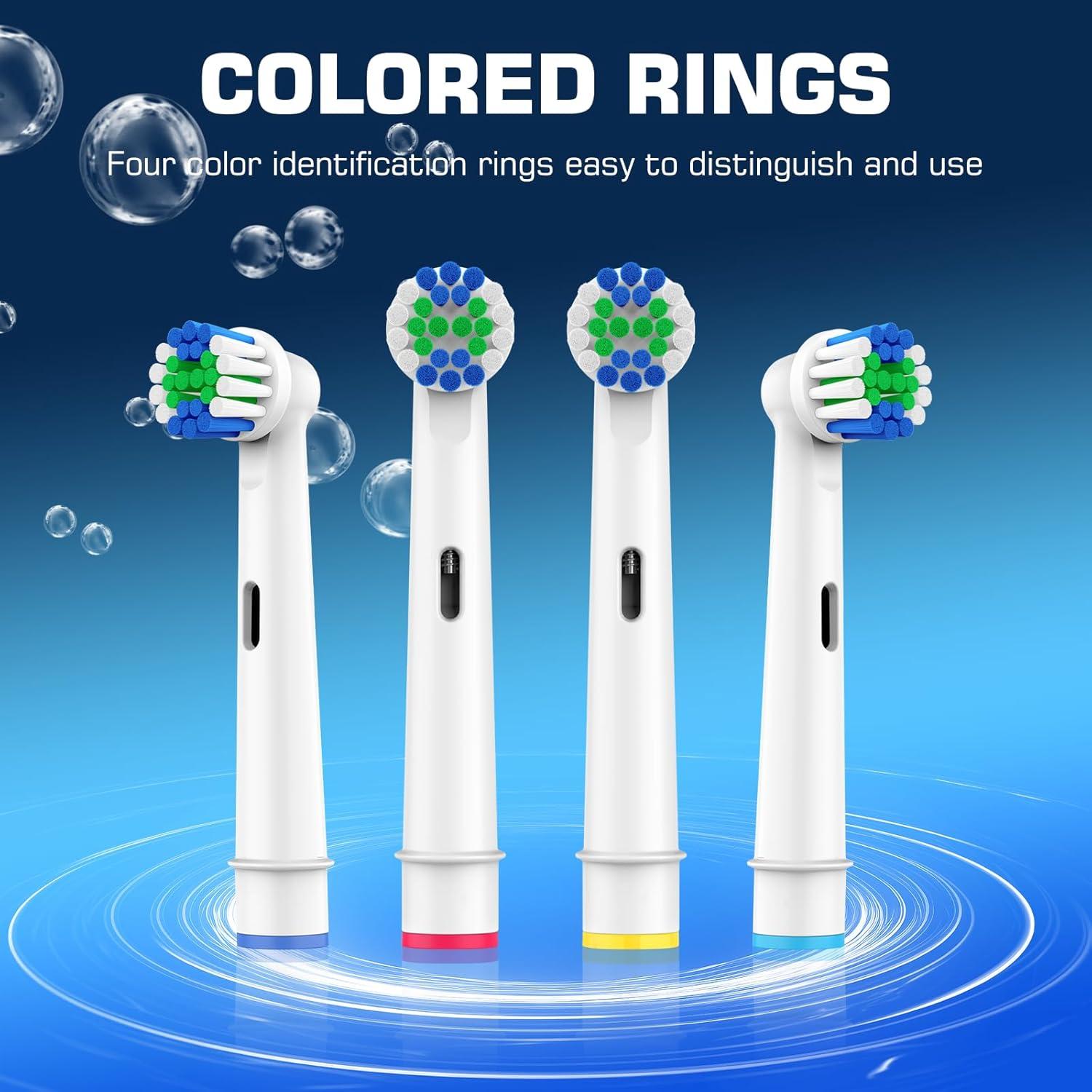 Cabezas de cepillo de dientes ELFIN compatibles Oral B - 8 unidades suaves