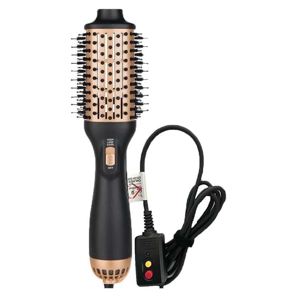 Cepillo Secador de Cabello 4 en 1 Ébano Dorado Mediano
