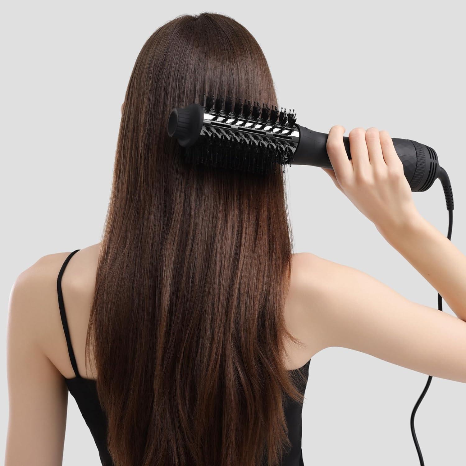 Cepillo Secador AINA 2-en-1 60mm Titanio 3 Calores 110V