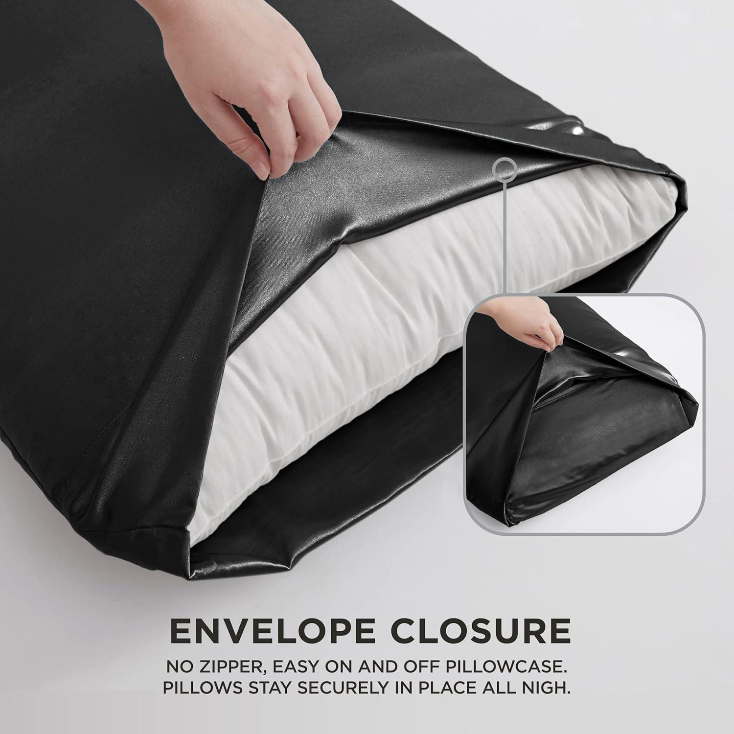 Juego de Sábanas de Satén Twin Juicy Couture Negro 3 Piezas