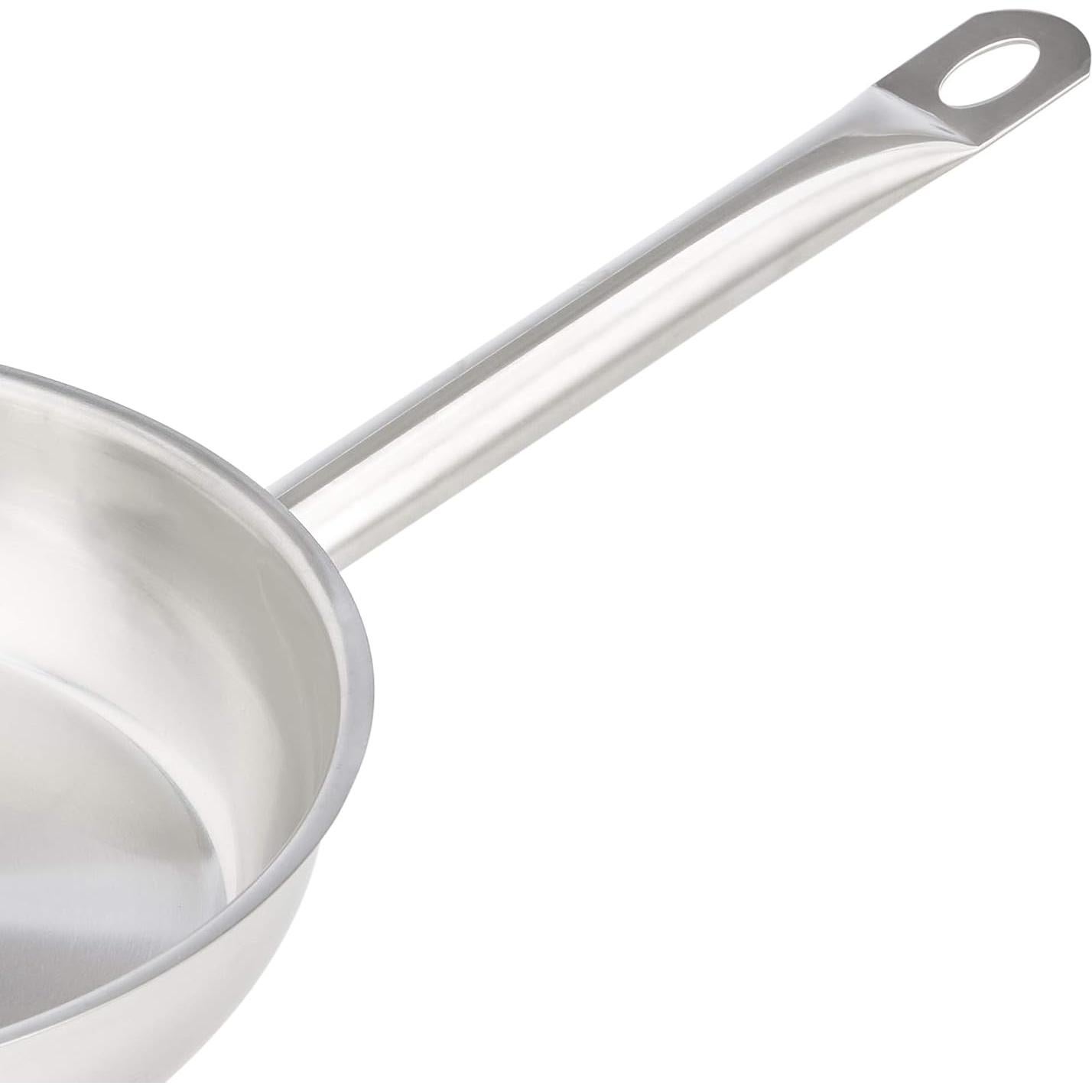 Juego de Sartenes de Acero Inoxidable 3 Piezas Amazon Basics