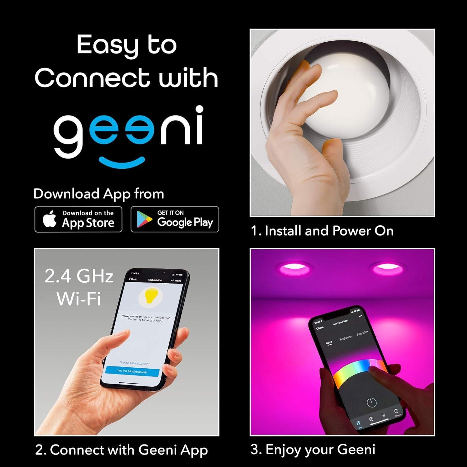 Bombilla LED Wi-Fi Geeni Prisma Plus Drop E26 BR30 Multicolor