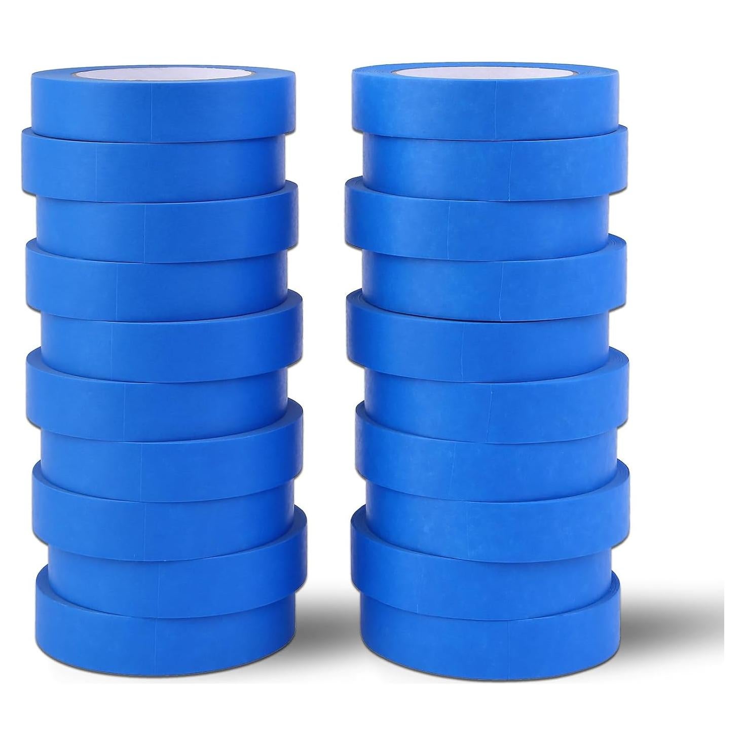 Cinta de Pintor Azul EFOK 1 Pulgada 20 Rollos 1005 Metros