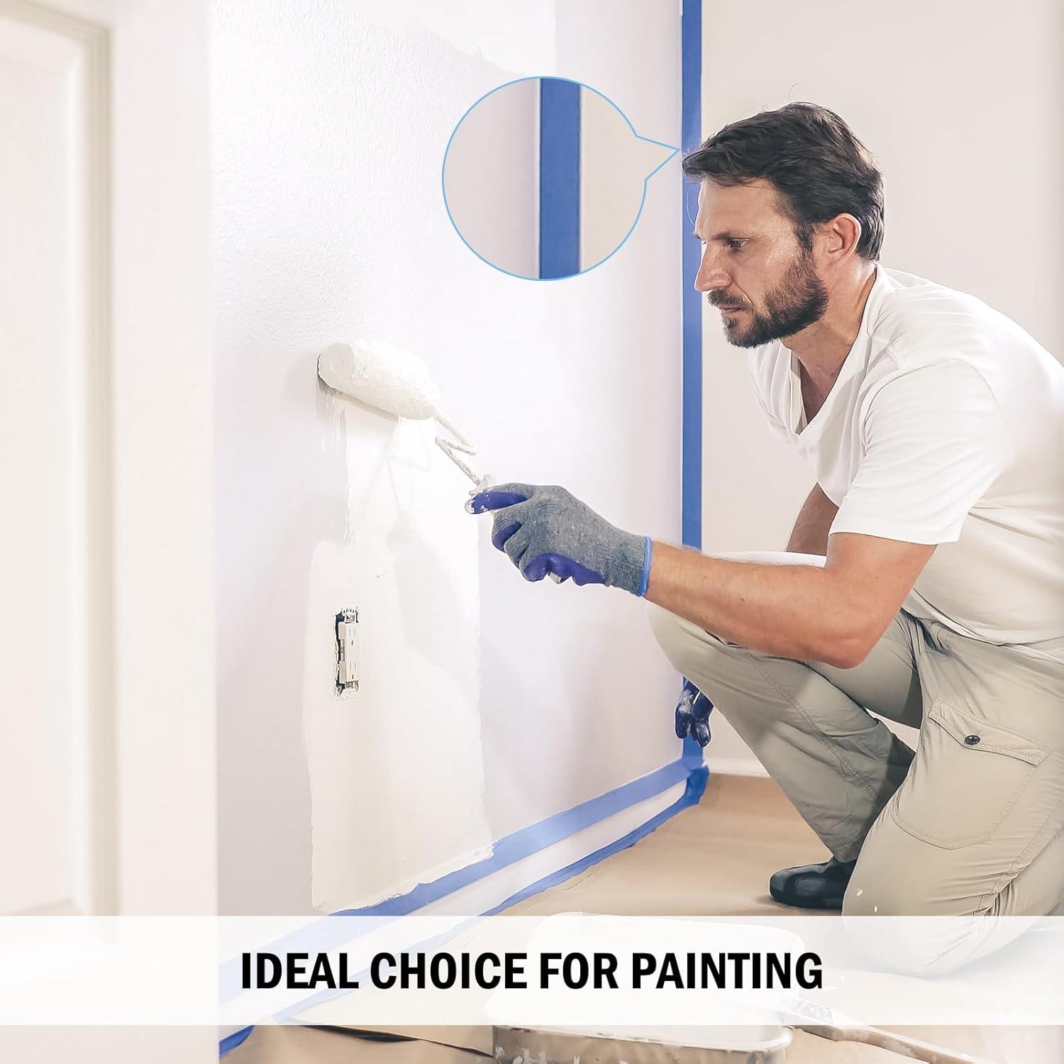 Cinta de Pintor Azul EFOK 1 Pulgada 20 Rollos 1005 Metros