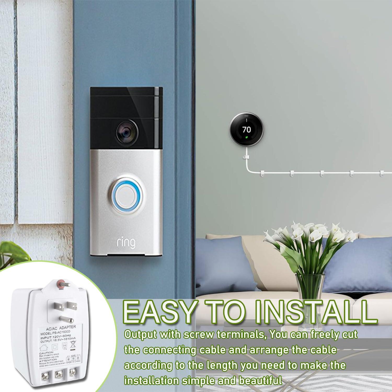 Transformador Enchufable 16.5V 1810mA EPLZON para Termostatos y Timbres