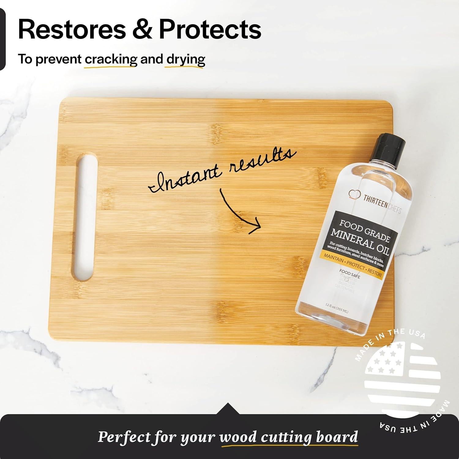 Aceite Mineral Thirteen Chefs 226.8 g Grado Alimenticio