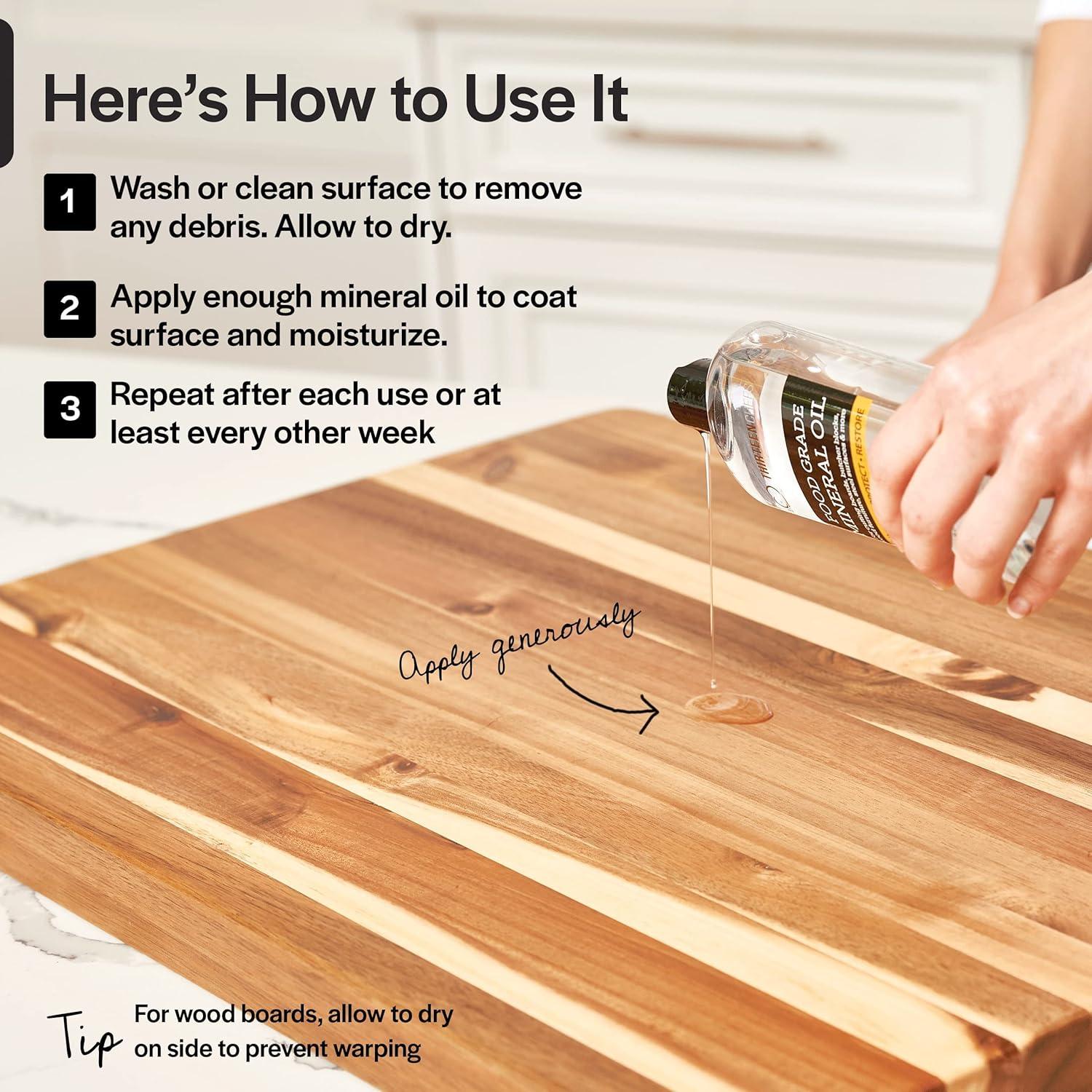 Aceite Mineral Thirteen Chefs 226.8 g Grado Alimenticio