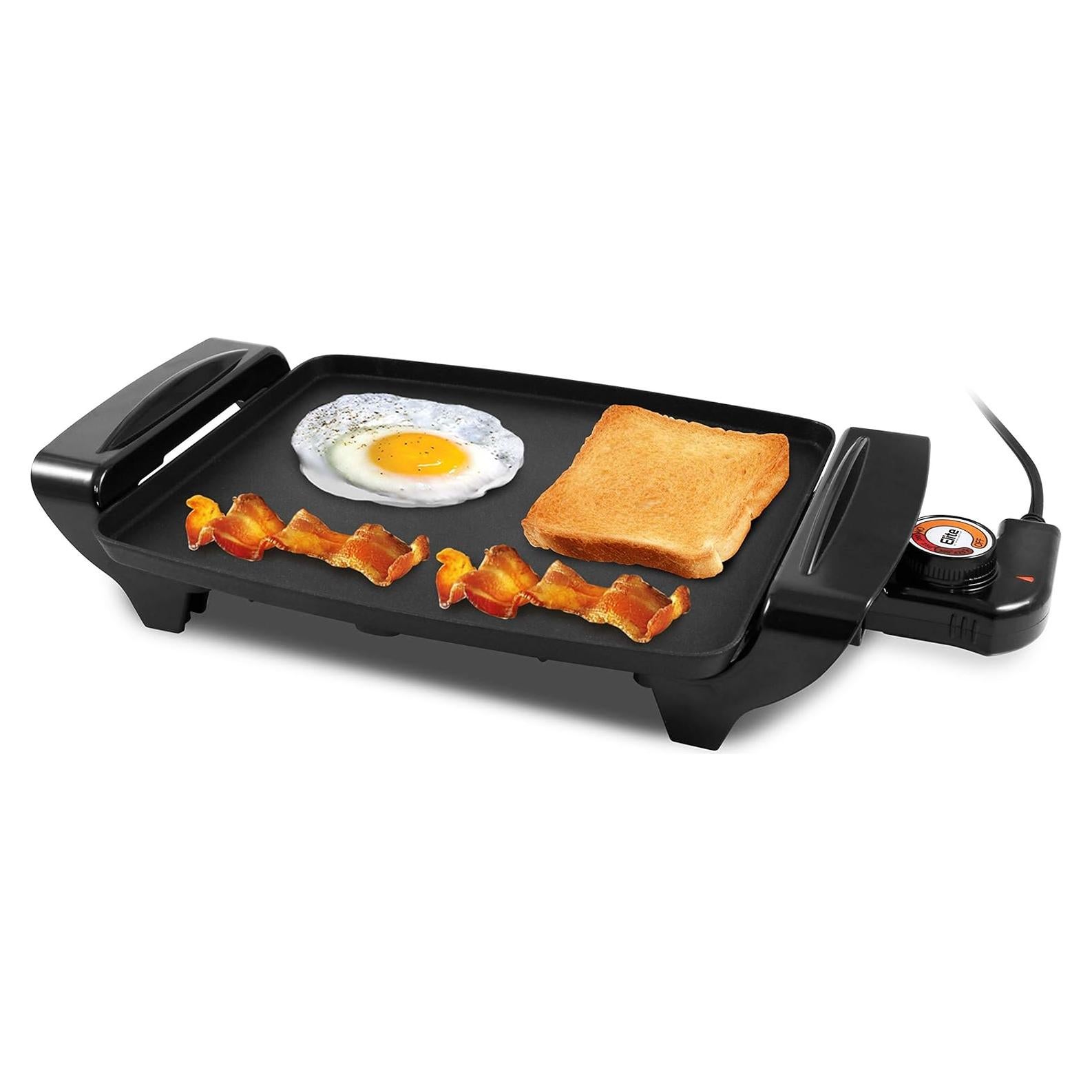 Plancha Eléctrica Elite Gourmet EGR2722A 26.67x21.59cm Antiadherente