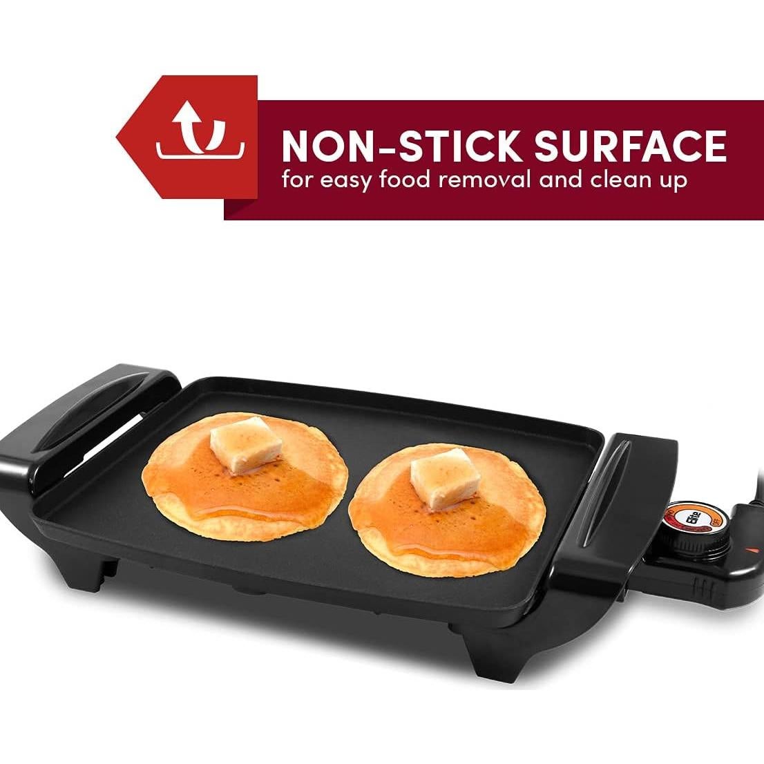 Plancha Eléctrica Elite Gourmet EGR2722A 26.67x21.59cm Antiadherente