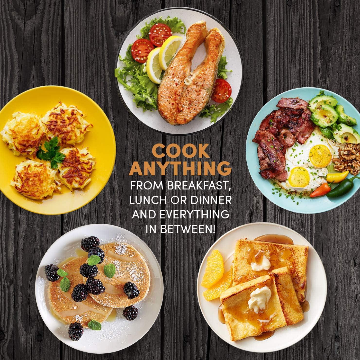 Plancha Eléctrica Elite Gourmet EGR2722A 26.67x21.59cm Antiadherente