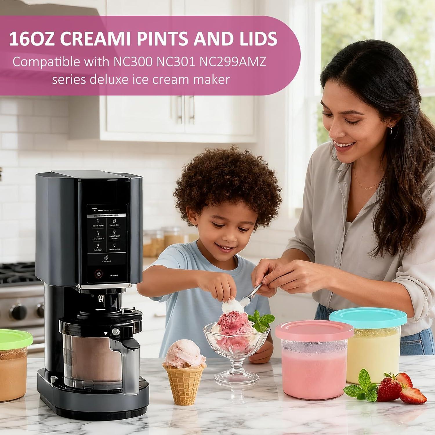 Recipientes Ninja Creami 4 Pints 0.47L Apto Lavavajillas