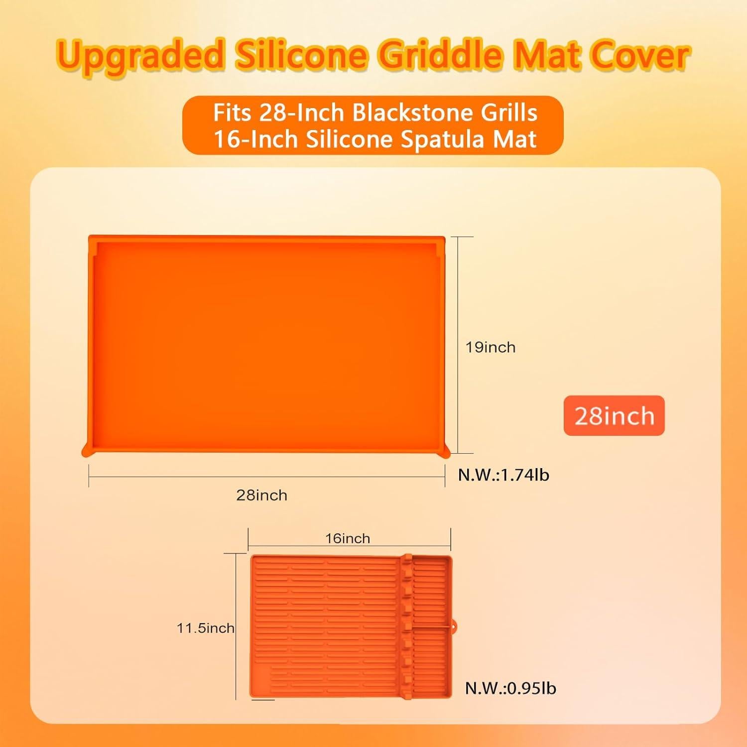 Tapete de Silicona 71 cm Blackstone + Espátula 40 cm