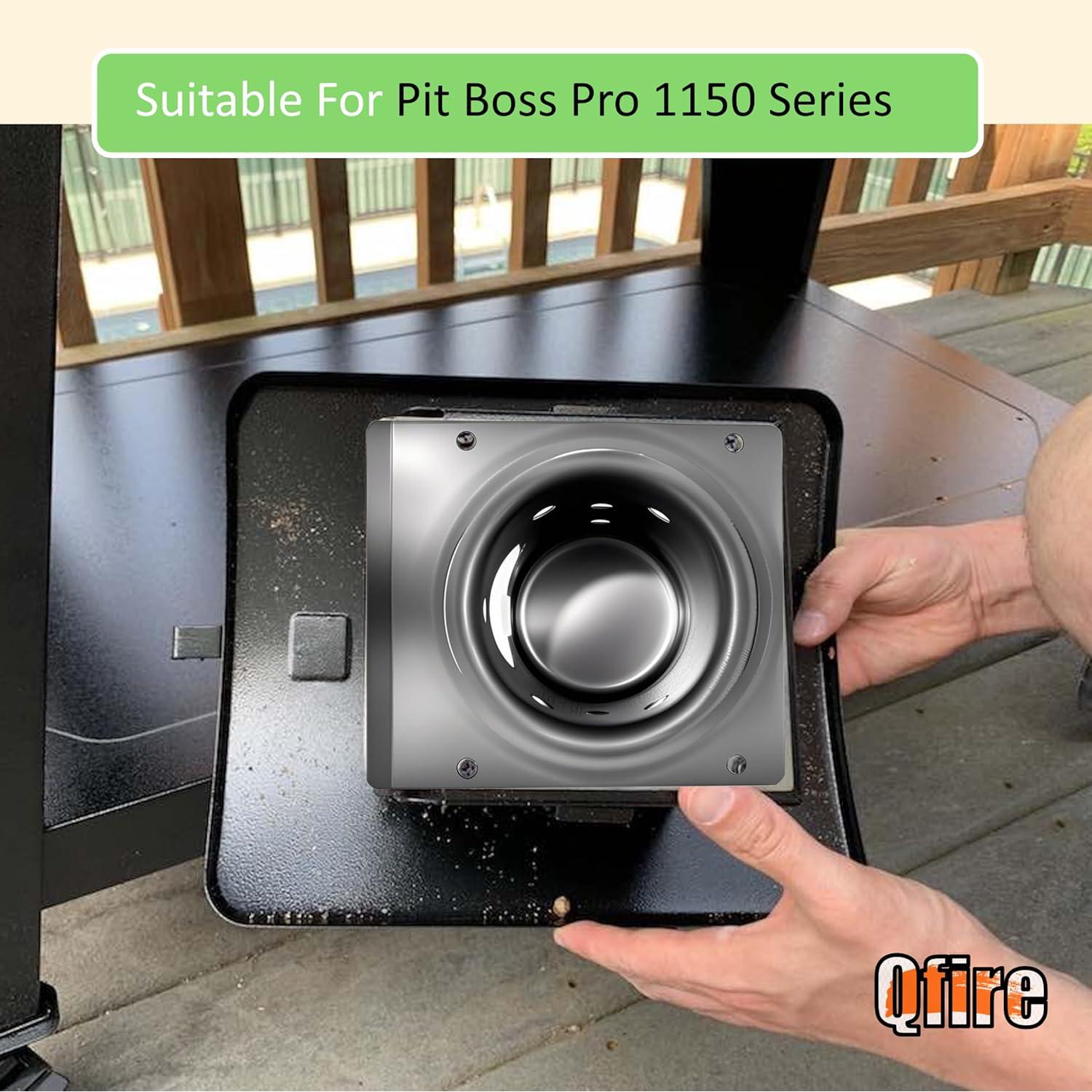 Tazón de Quema de Fuego Qfire Pro 1150 para Parrilla Pellet