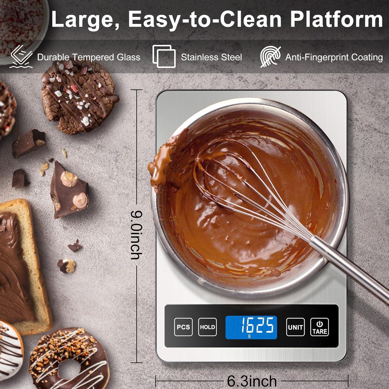 Báscula de Cocina Digital Fuzion K2025, 10kg, 7 Unidades