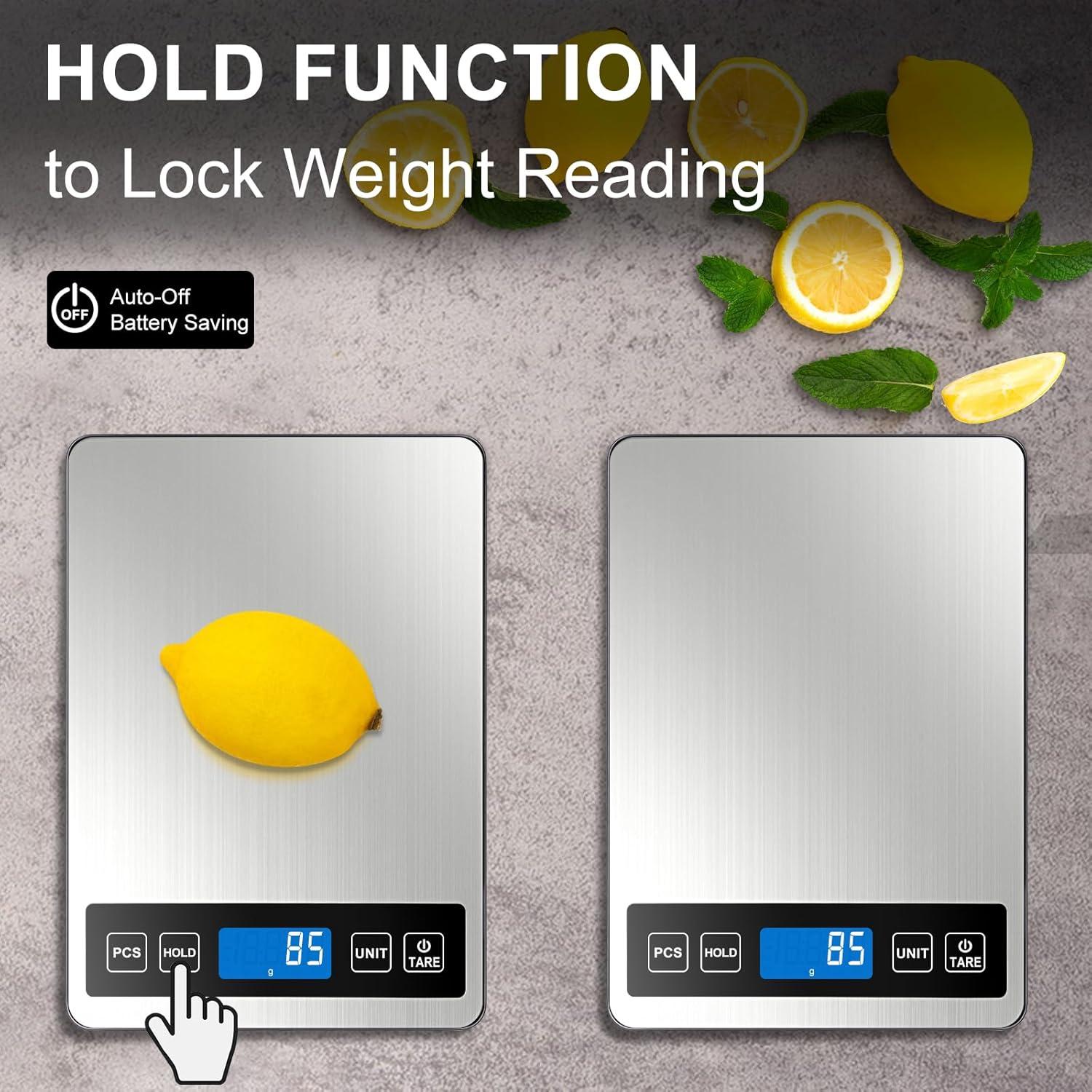 Báscula de Cocina Digital Fuzion K2025, 10kg, 7 Unidades