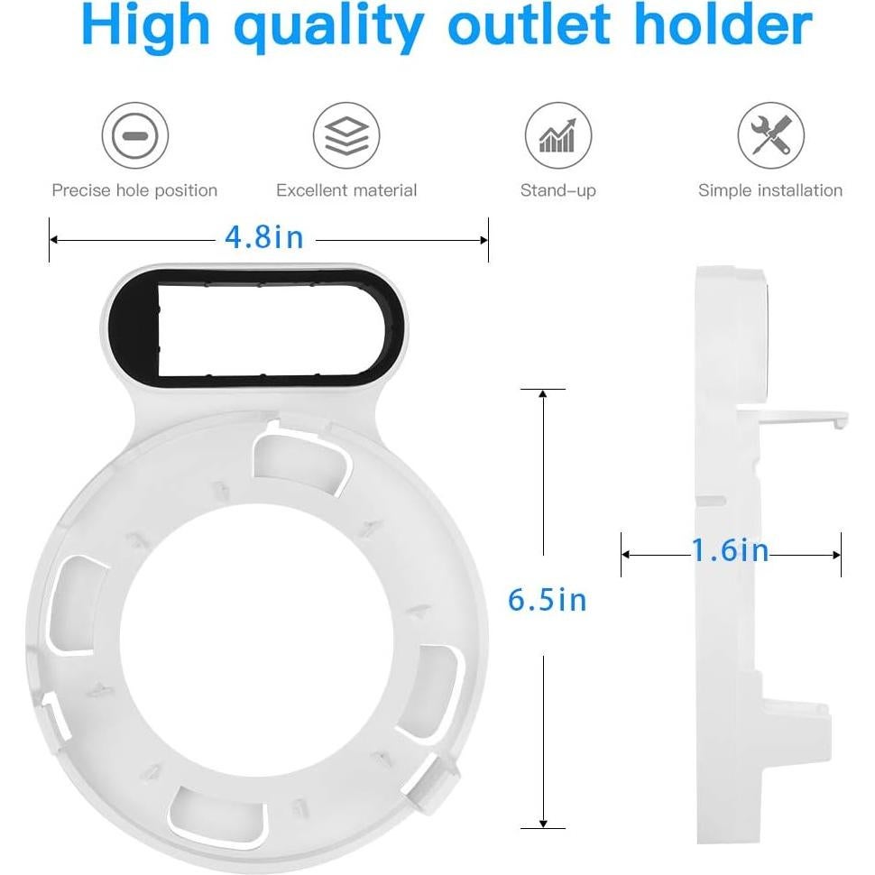 Soporte de Pared para TP-Link Deco M5 - Ahorra Espacio (Paquete de 3)