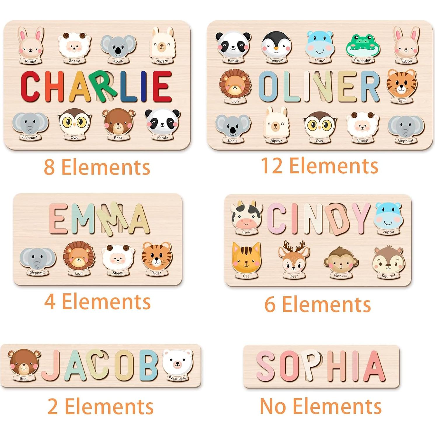 Rompecabezas de Madera Personalizado GifXify para Bebés