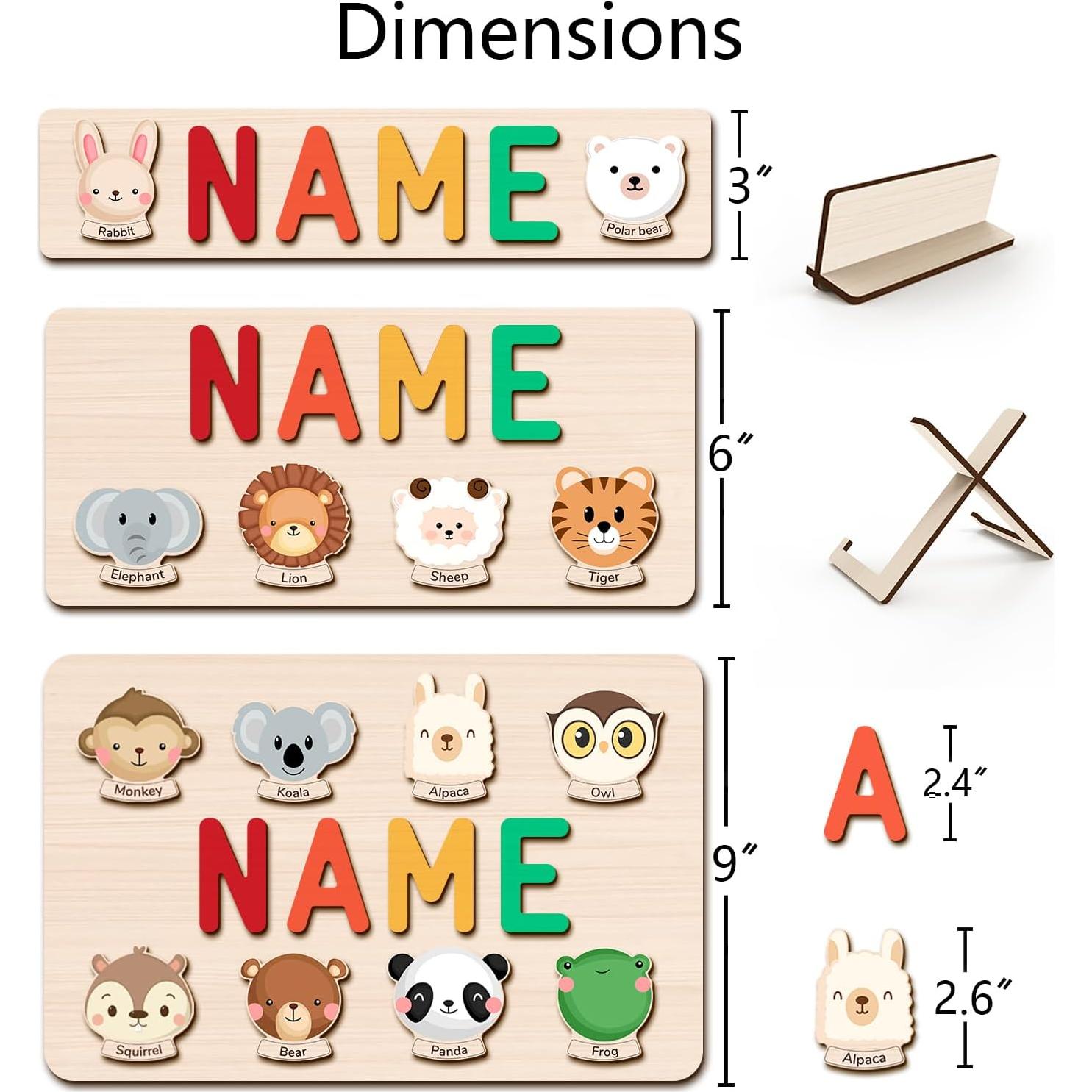 Rompecabezas de Madera Personalizado GifXify para Bebés