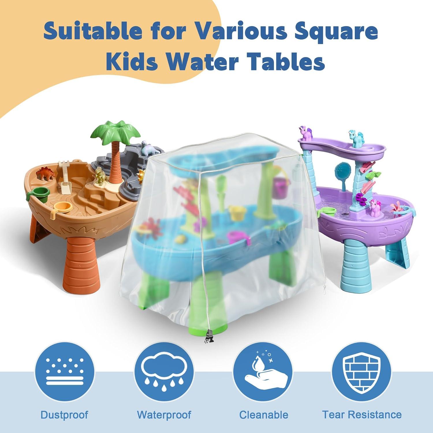 Cubierta de Mesa de Agua IndigoTempest9 para Niños - Frosted