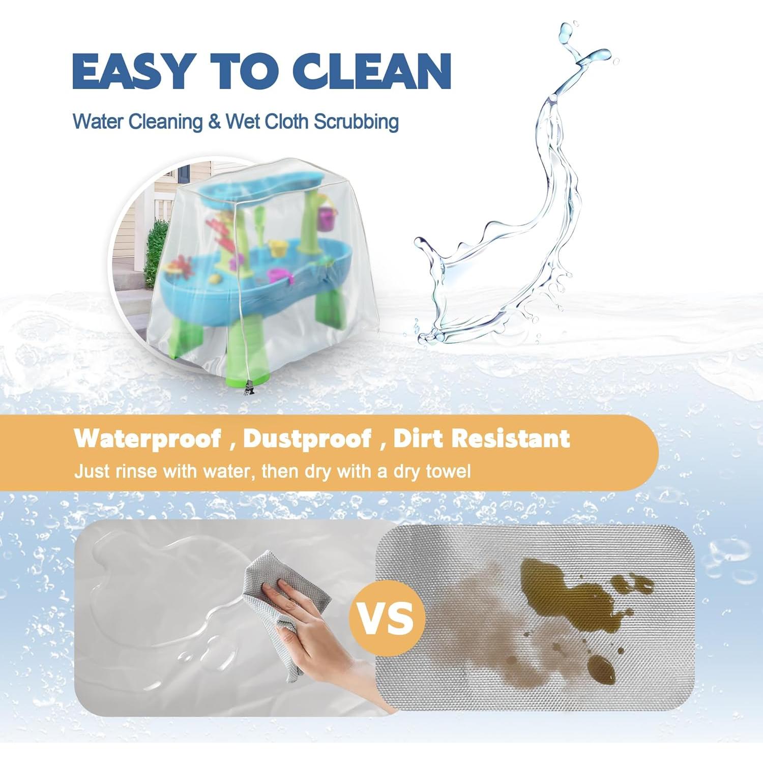 Cubierta de Mesa de Agua IndigoTempest9 para Niños - Frosted