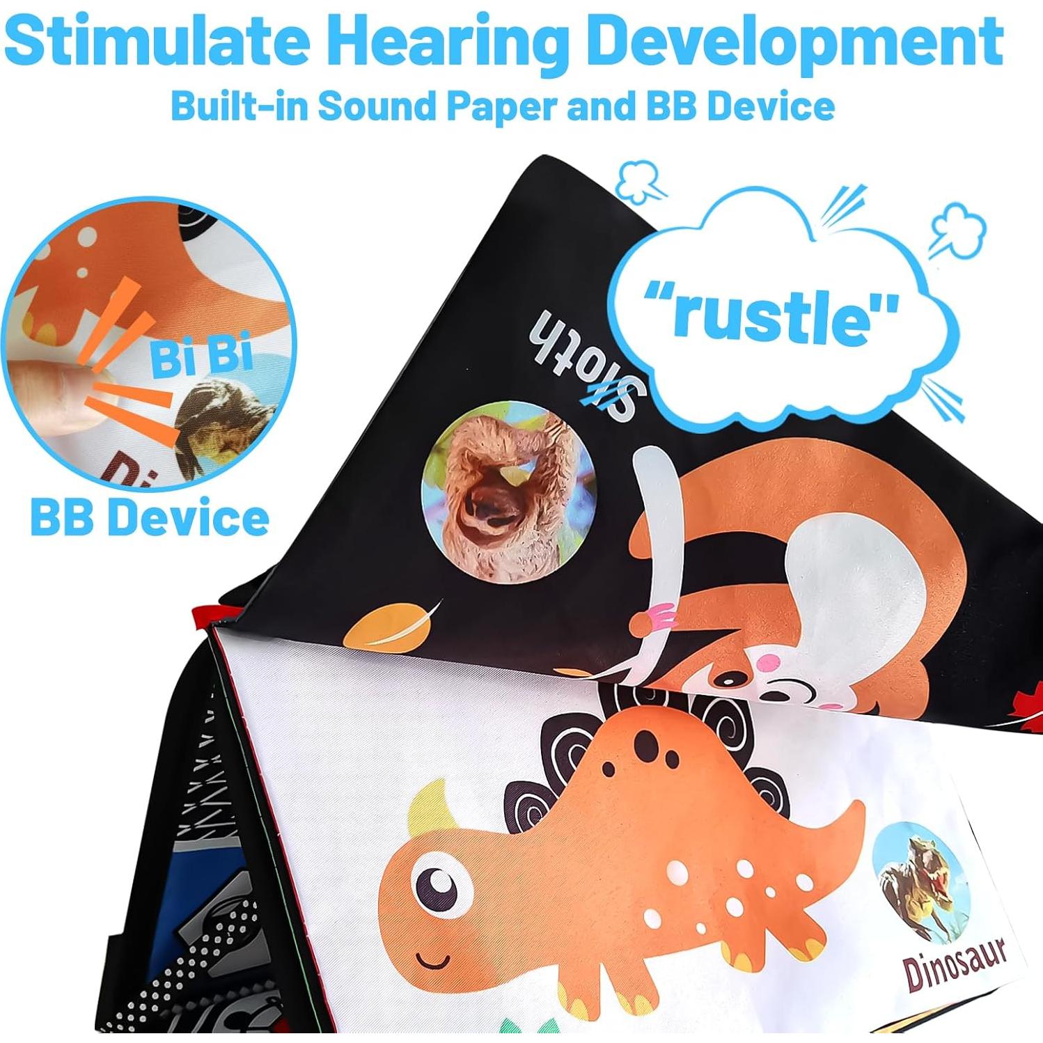 Juguete Espejo para Bebés Pocket Panda - Libro Sensorial 0-12 Meses