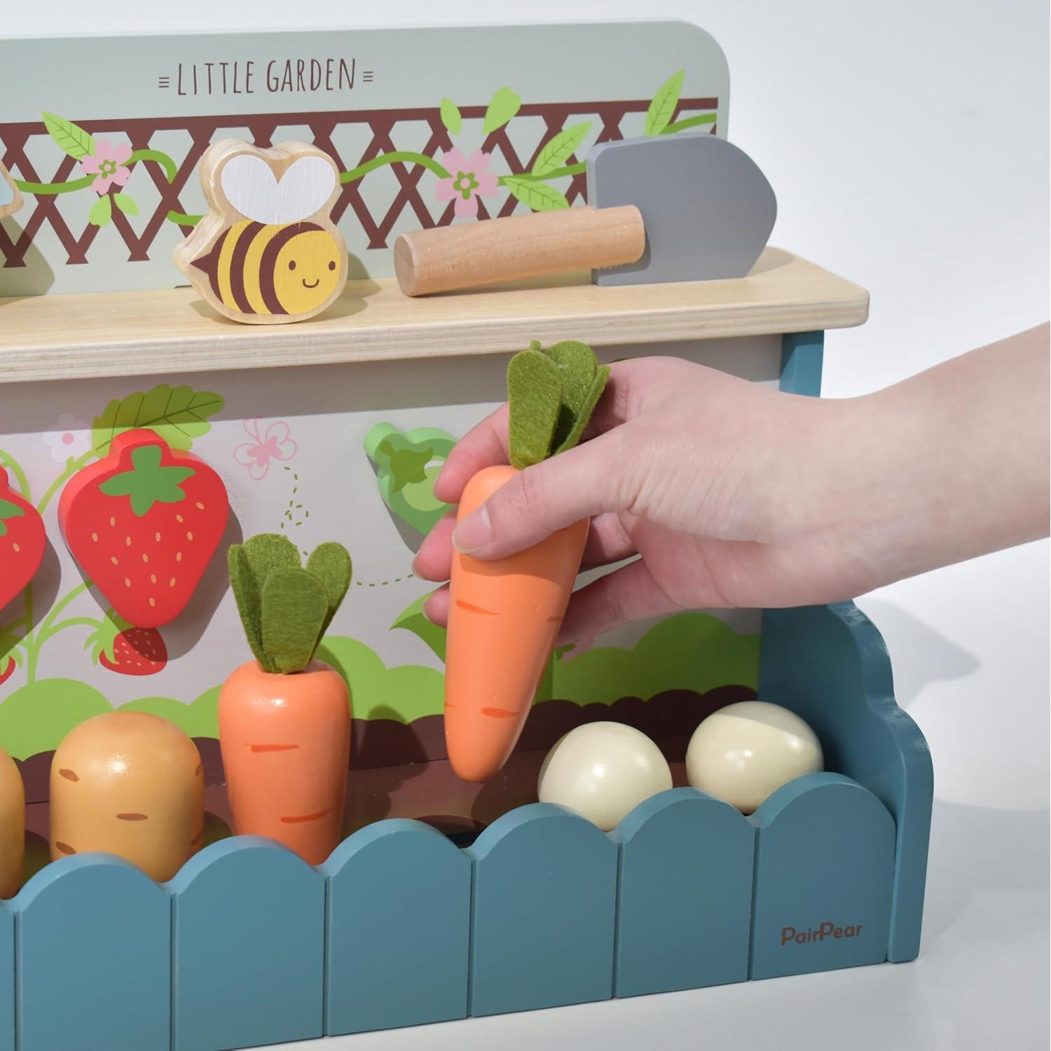 Juego de Jardín de Flores PairPear - Juguete de Madera 1.4 kg