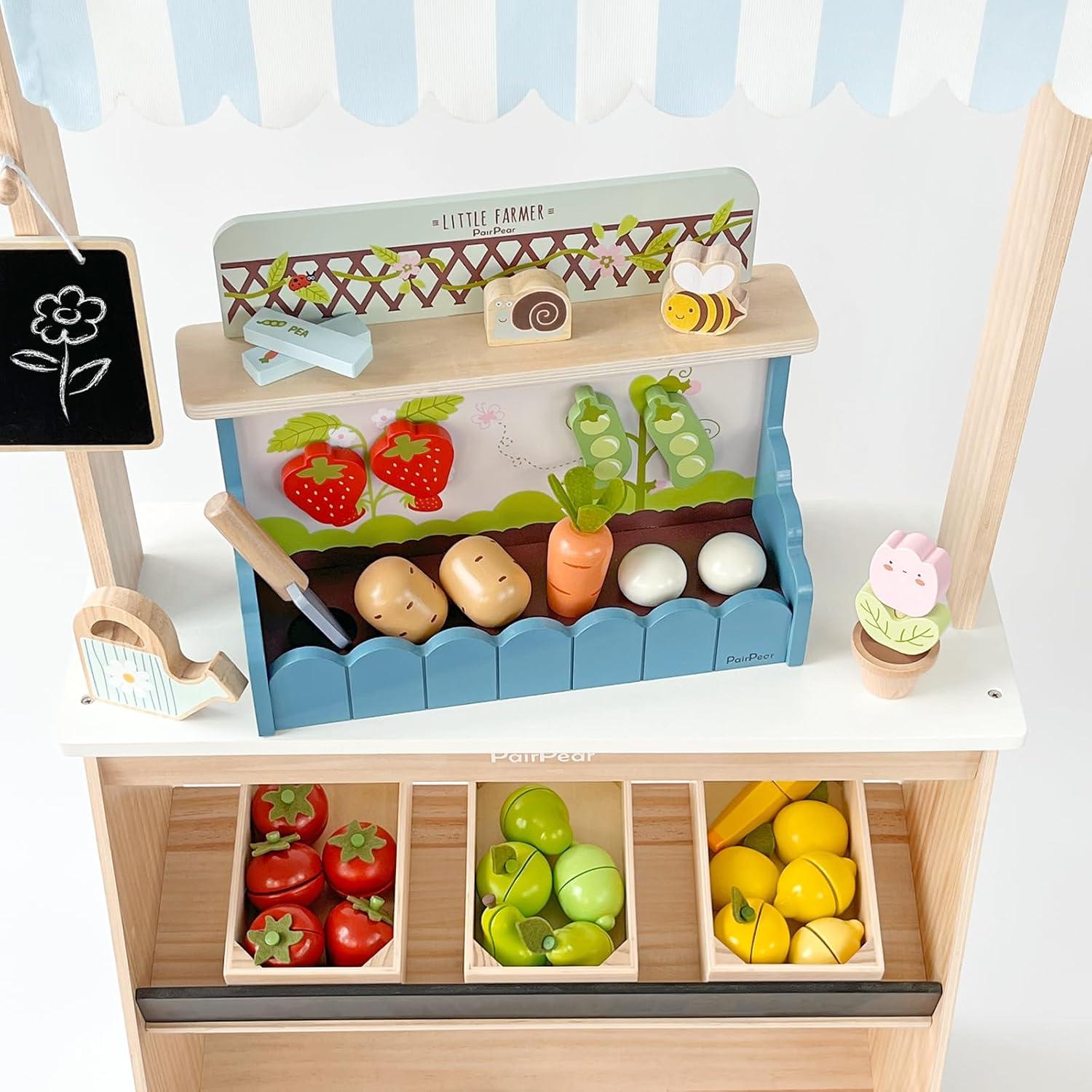 Juego de Jardín de Flores PairPear - Juguete de Madera 1.4 kg