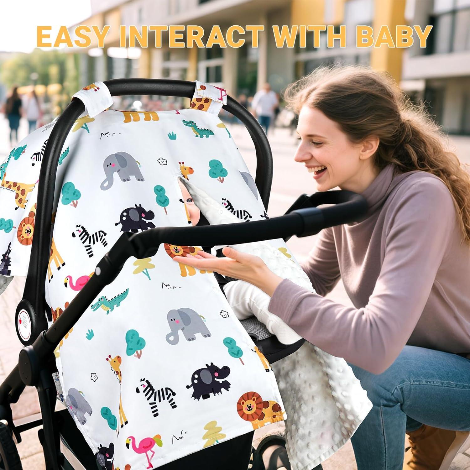 Funda para Asiento de Auto Metplus Animal World 2 en 1 Multiusos