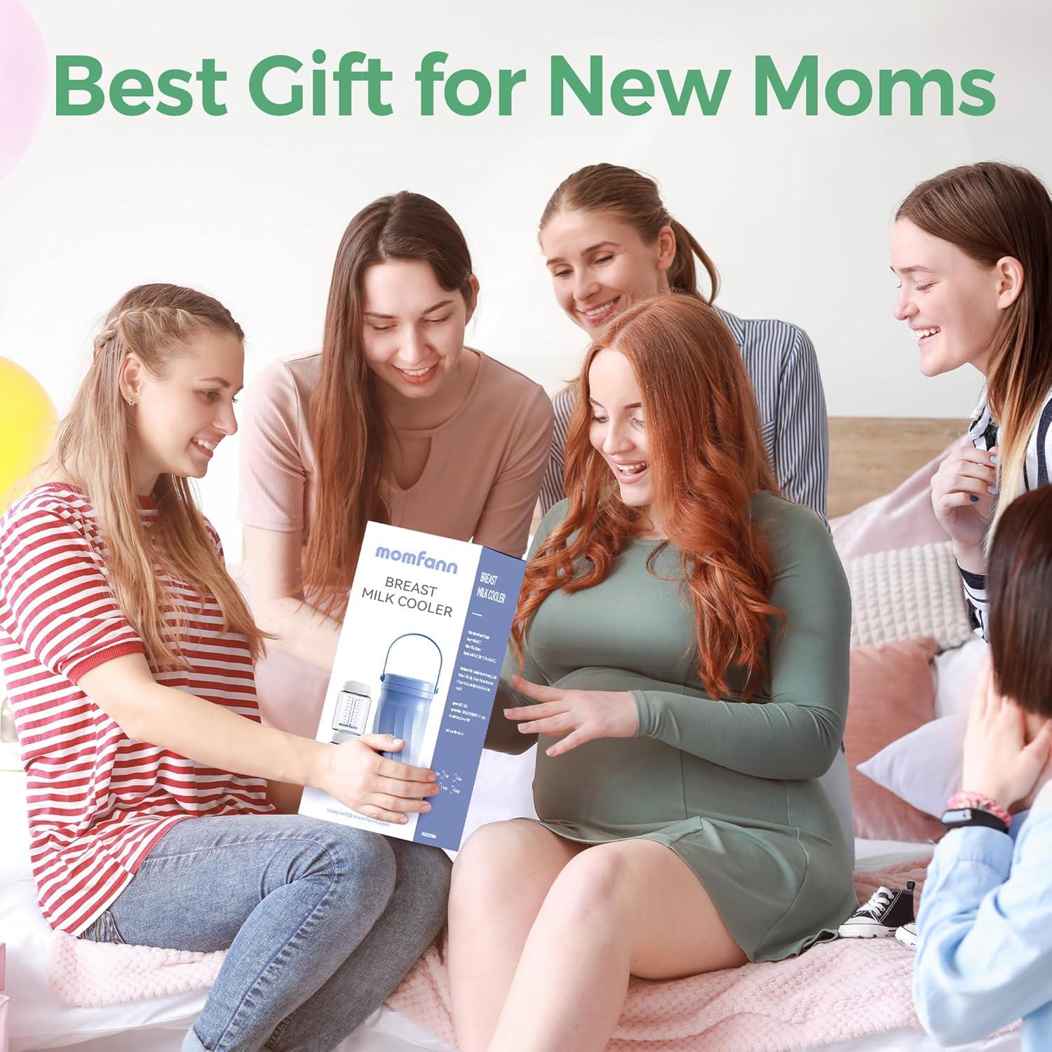 Enfriador de Leche Materna MOMFANN Acero Inoxidable 20oz Verde