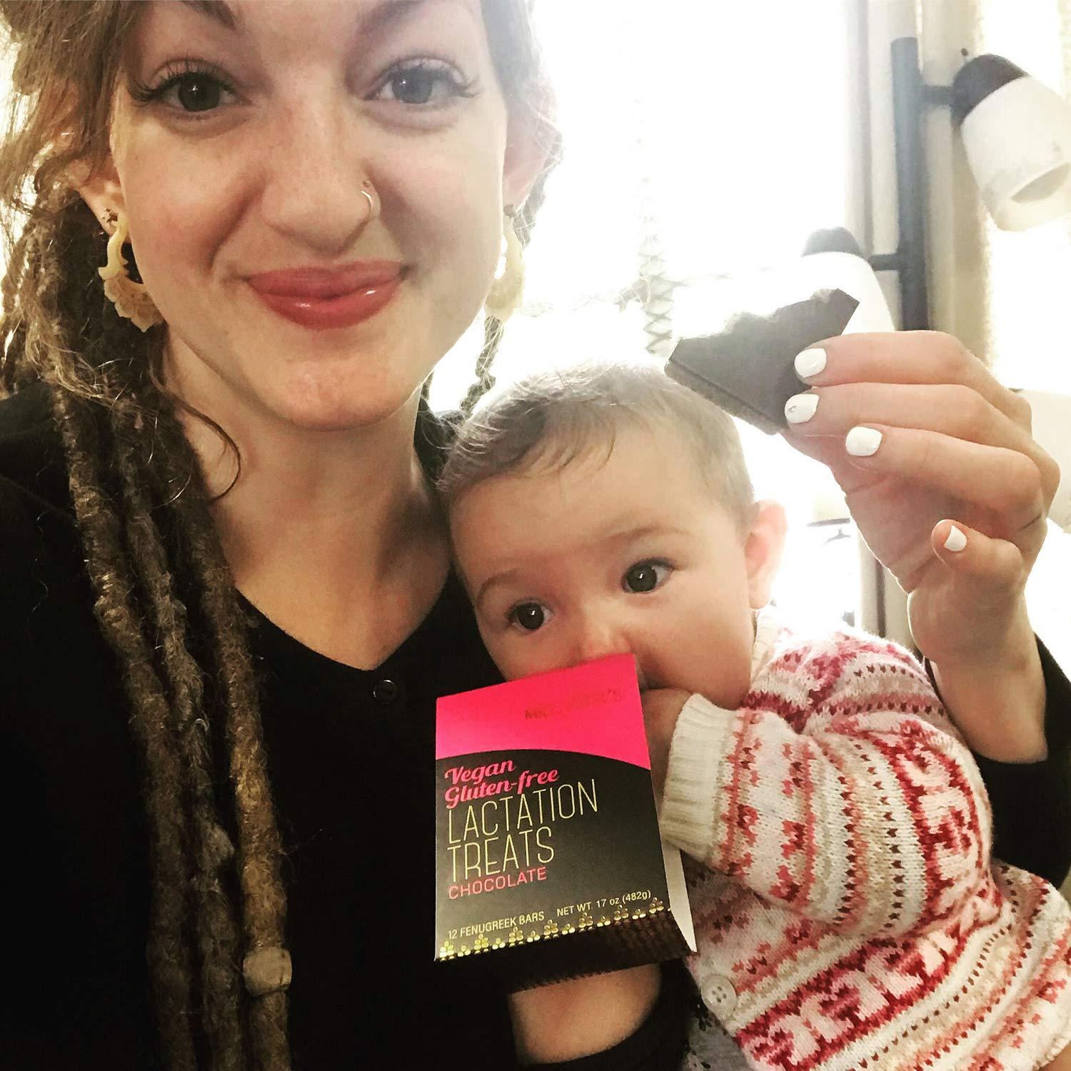 Barras de Lactancia Sra. Patel, 12 Unidades, Sin Gluten, Veganas