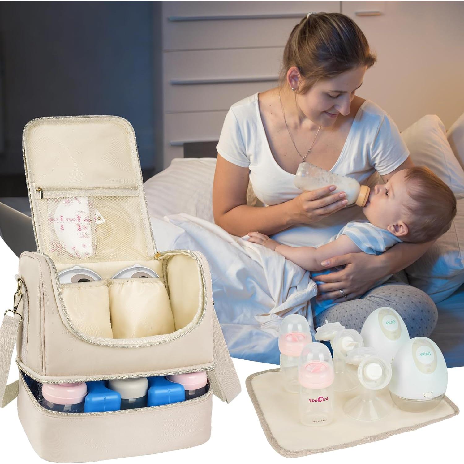 Bolsa Enfriadora de Leche Materna Portátil J-Breast Pump Albaricoque