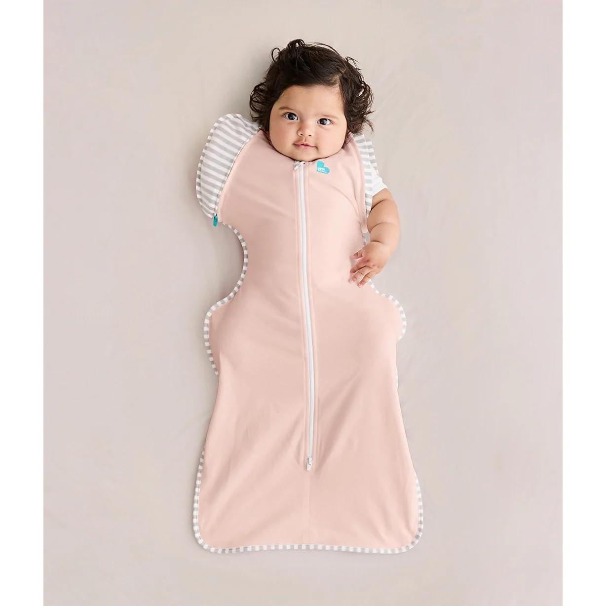 Bolsa de Transición Swaddle Up Love to Dream - Rosa Claro - Grande (8.5-11kg) - Algodón Ligero