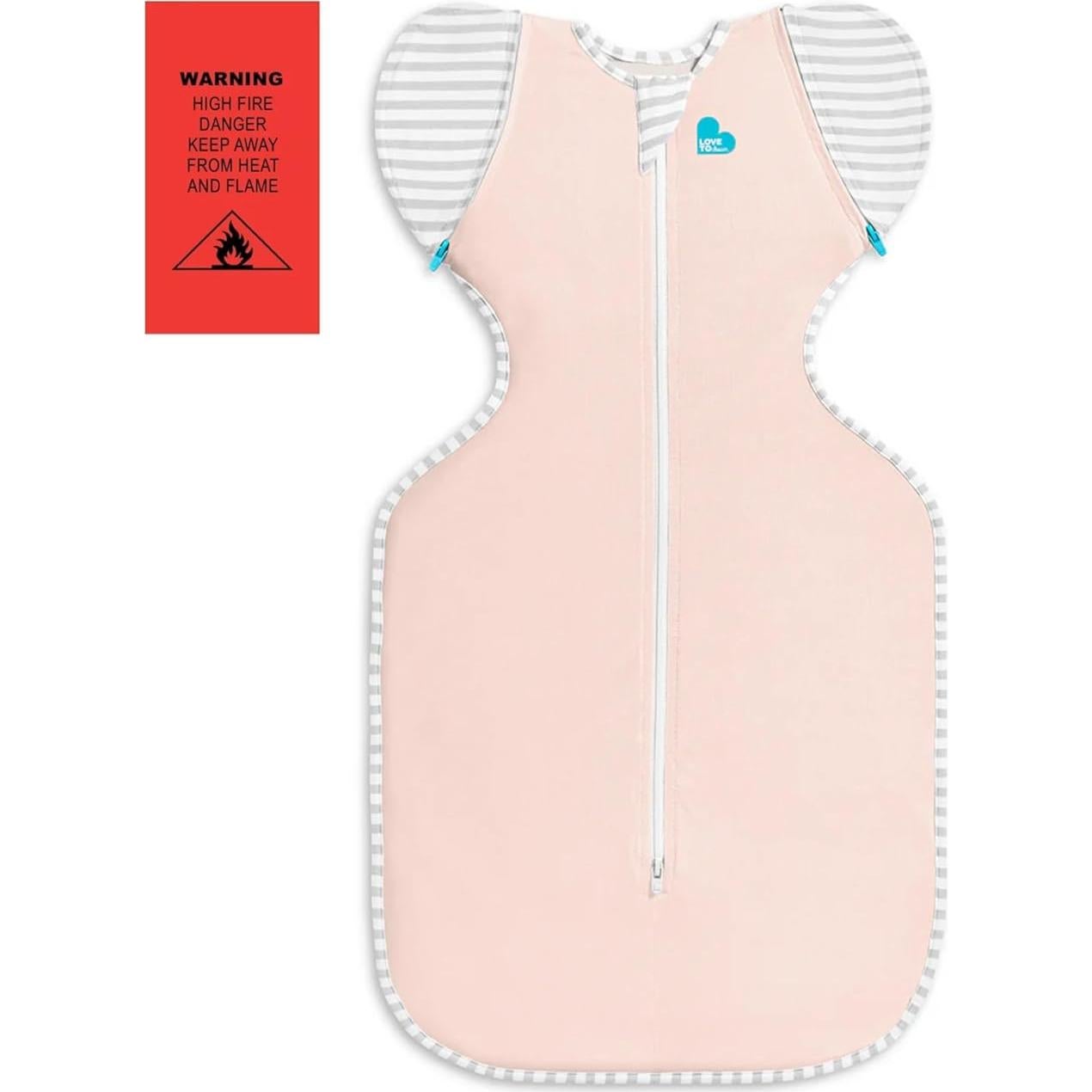 Bolsa de Transición Swaddle Up Love to Dream - Rosa Claro - Grande (8.5-11kg) - Algodón Ligero