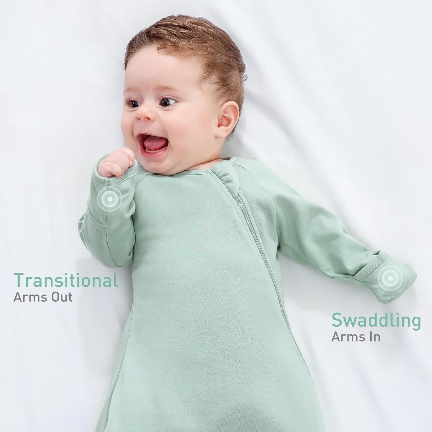 Saco de Swaddle Transicional Knirose Algodón Suave 0-3 meses
