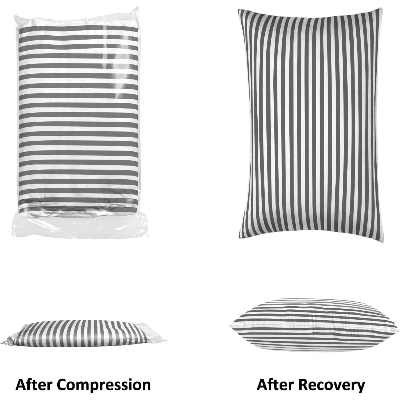 Cojines para Cama EIUE Reina 4 Piezas Microfibra Suave Verde