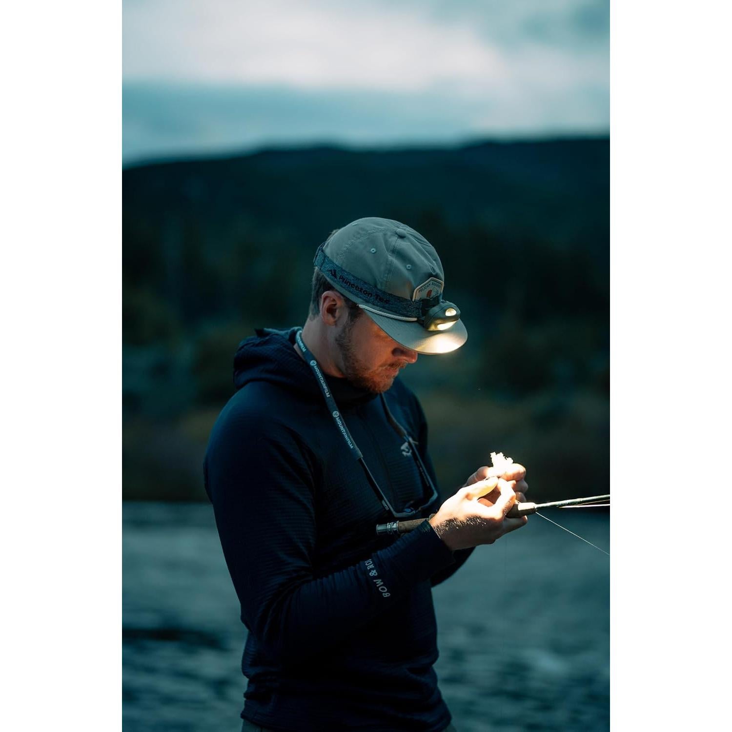 Linterna Frontal Princeton Tec Vizz 550 Lúmenes Verde LED