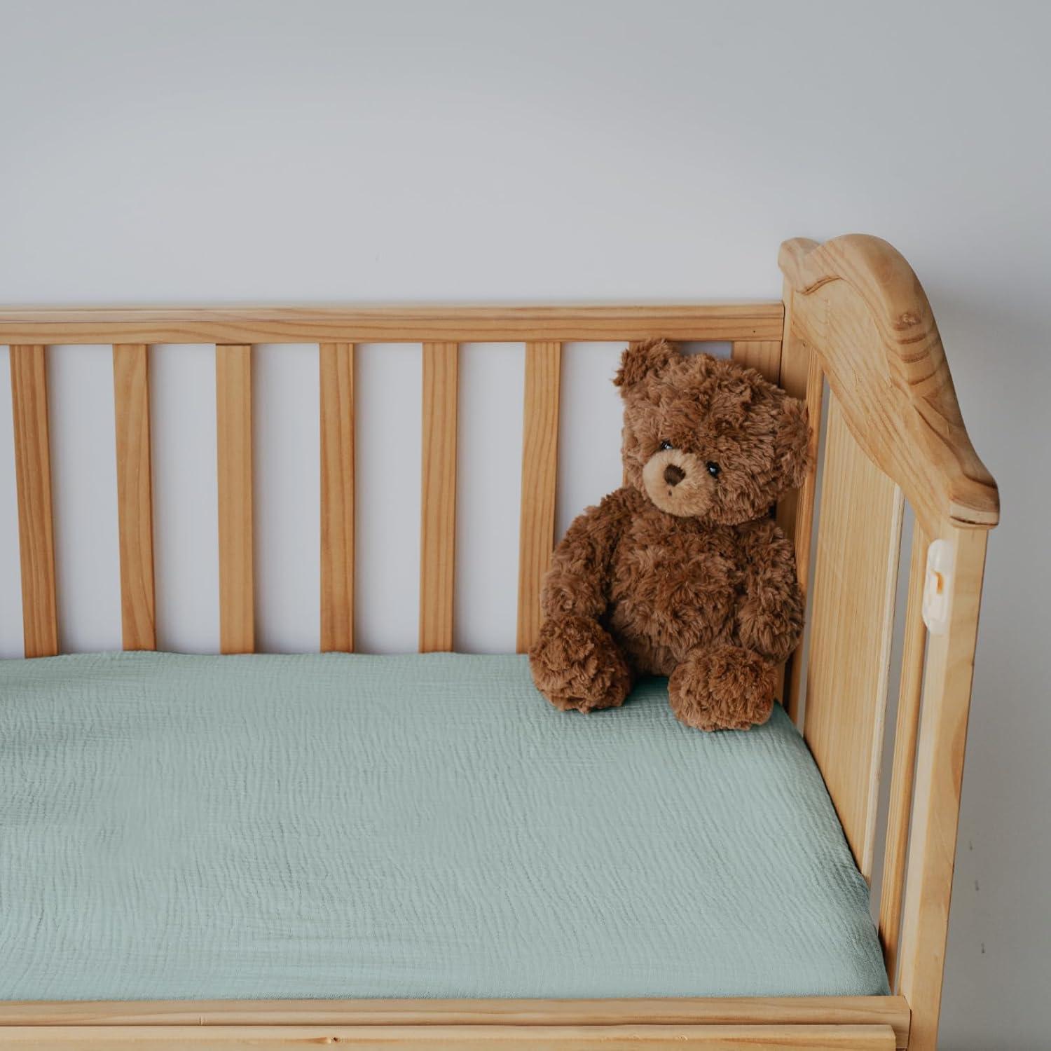 Sábanas de Muselina LYRICHOM BABY para Cuna Mini - 2 Piezas