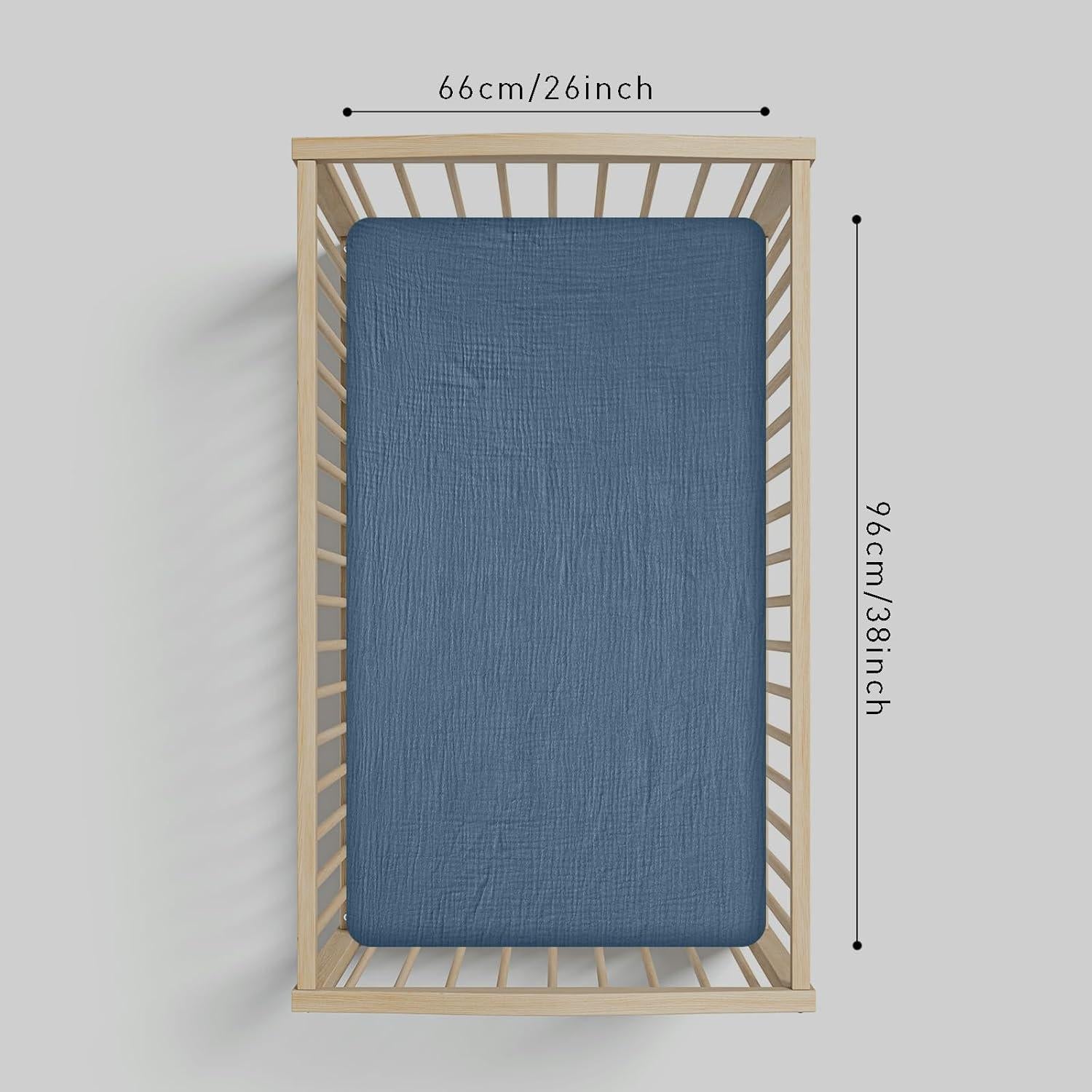 Sábanas de Muselina LYRICHOM BABY para Cuna Mini - 2 Piezas