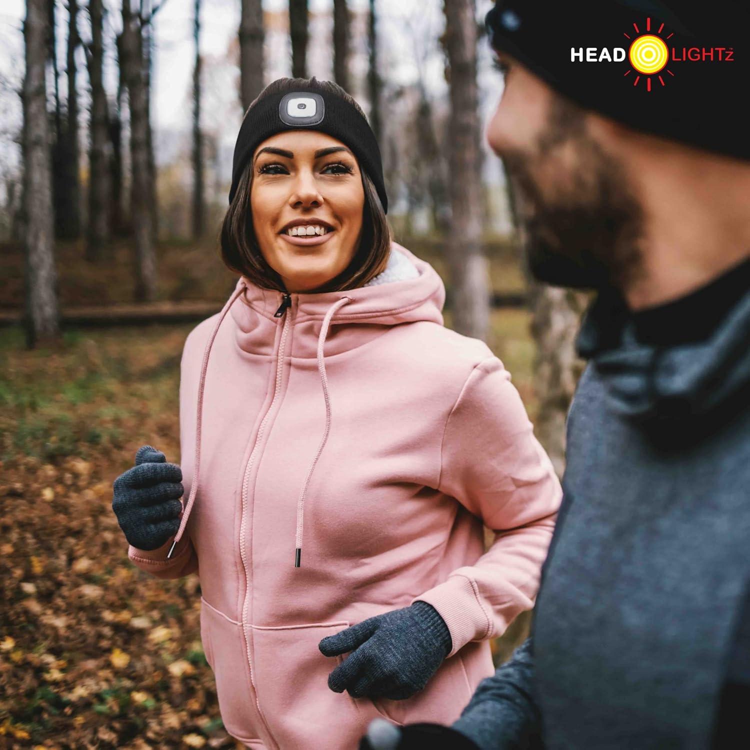 Diadema Linterna LED Head Lightz - Azul Galaxia - Recargable