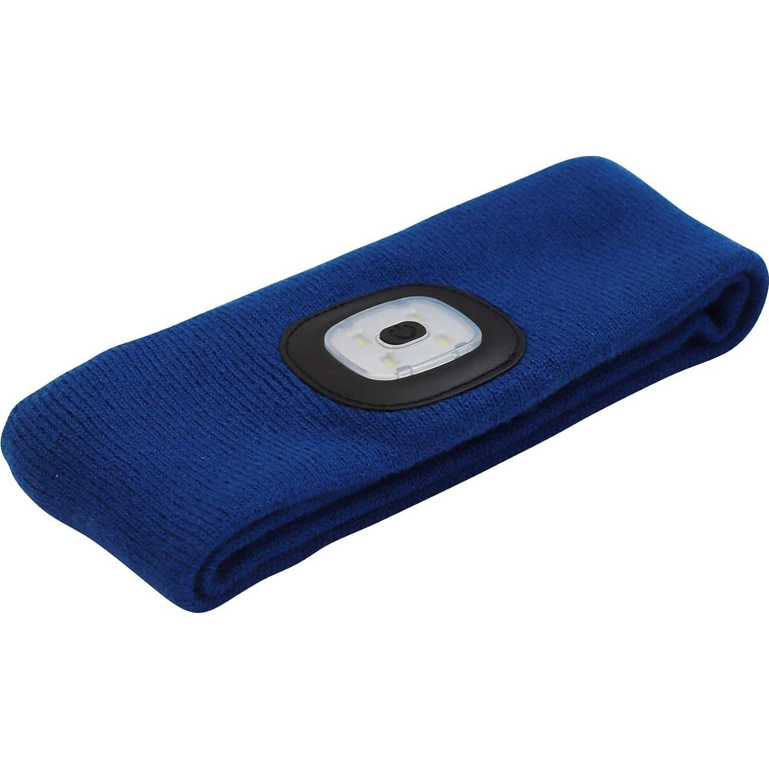 Diadema Linterna LED Head Lightz - Azul Galaxia - Recargable