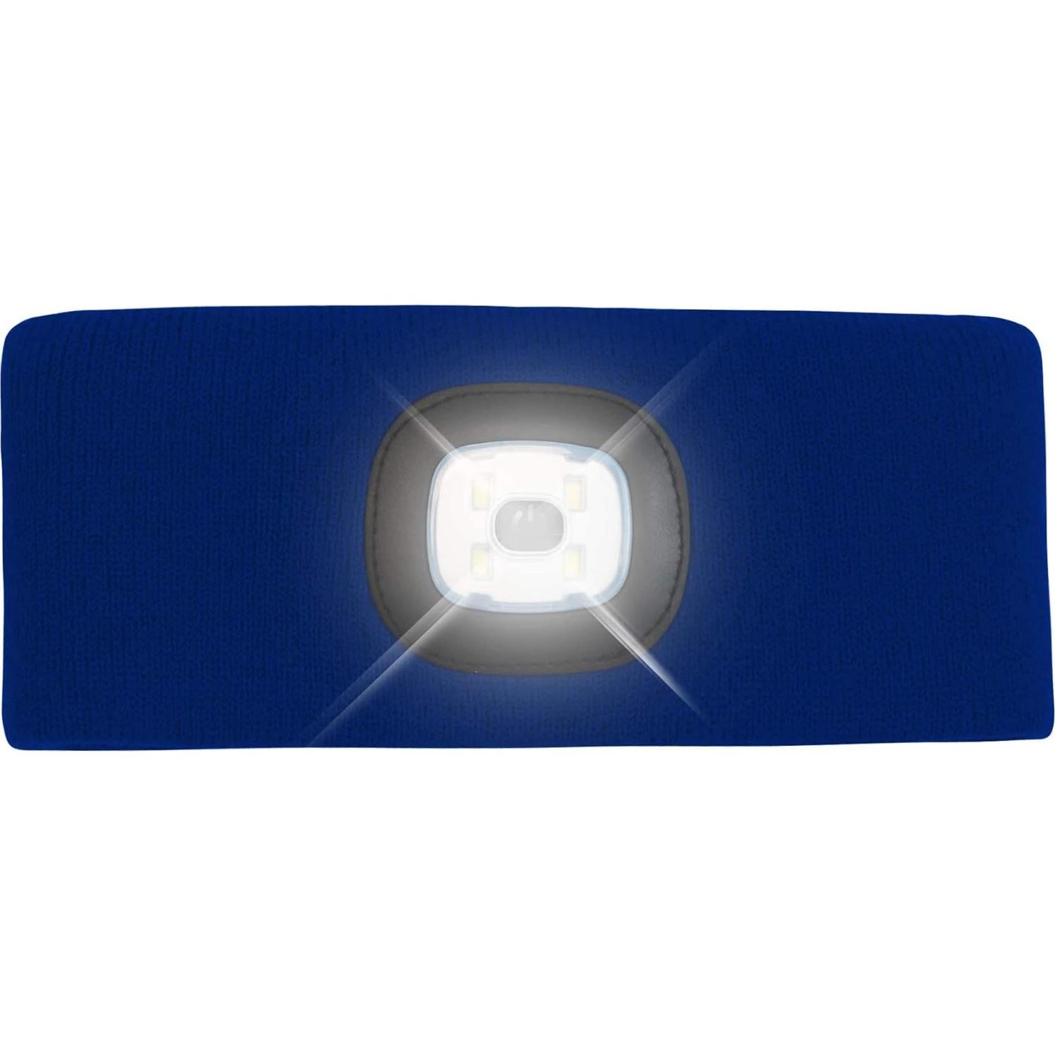 Diadema Linterna LED Head Lightz - Azul Galaxia - Recargable
