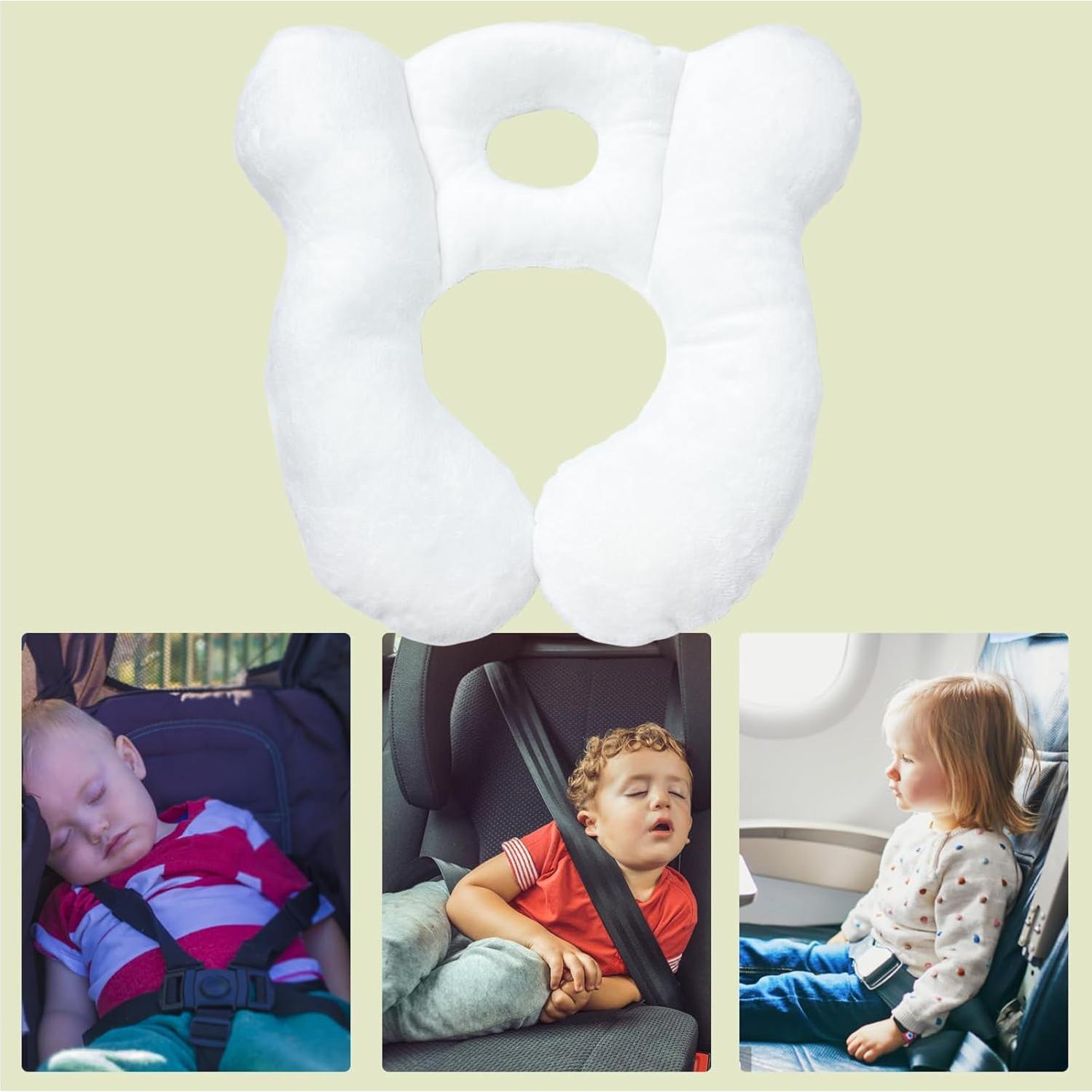 Almohada de Viaje ZHOMA para Bebés - Diseño en U, Algodón, 26.9 cm