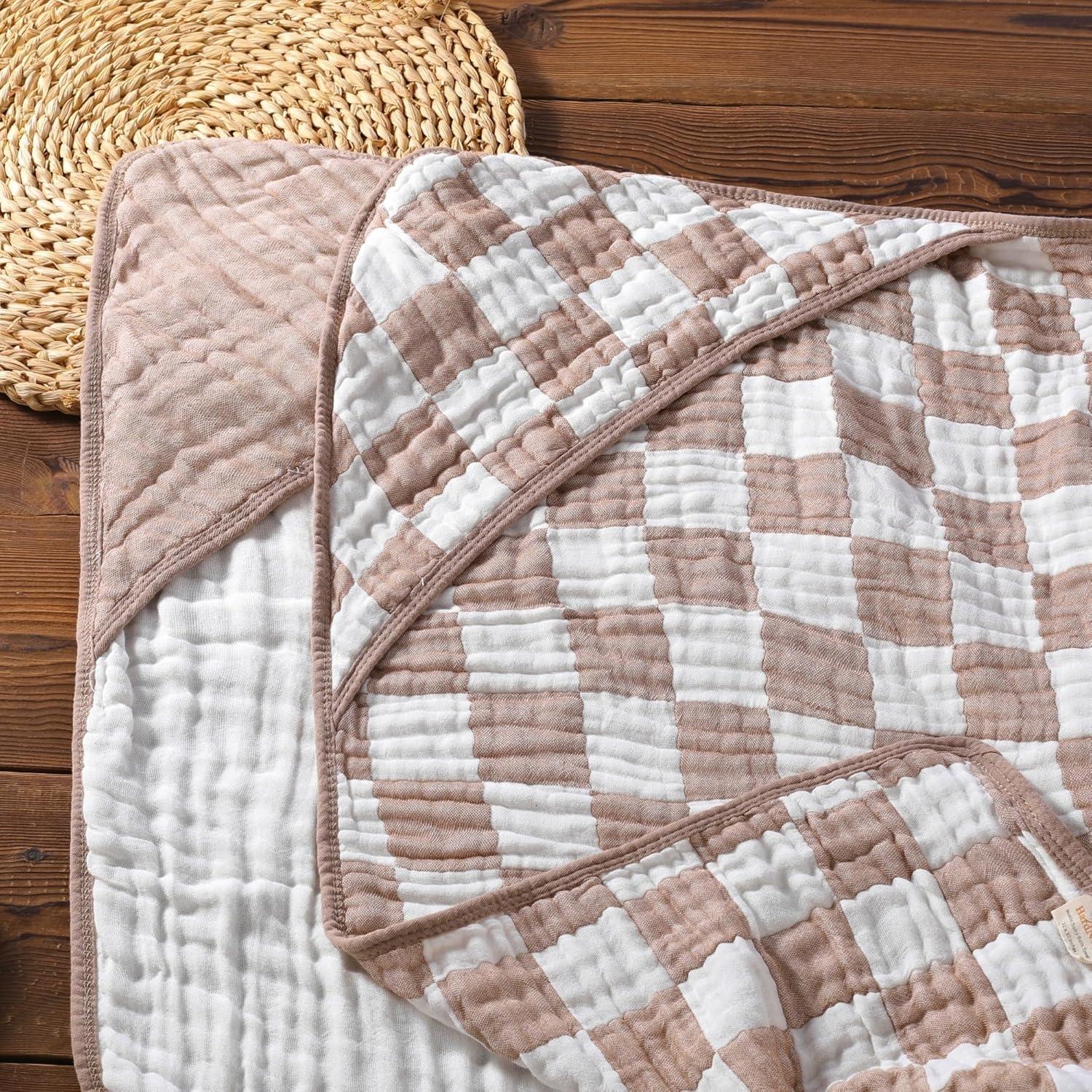 Juego de Toallas de Muselina HardNok 4 Piezas 81x81cm Bebé