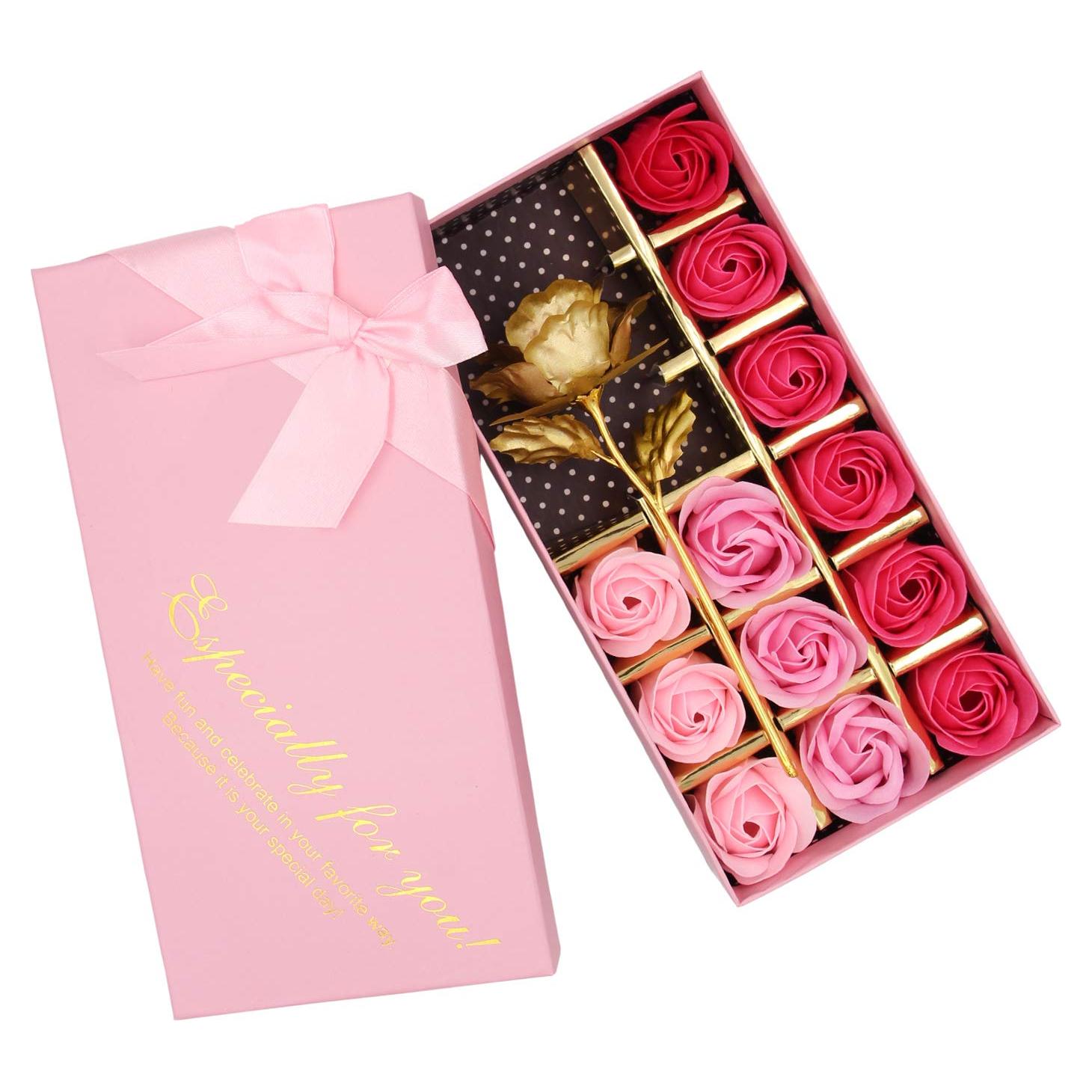 Set de Jabón Floral Rosa Rotumaty - 12 Piezas Aromáticas