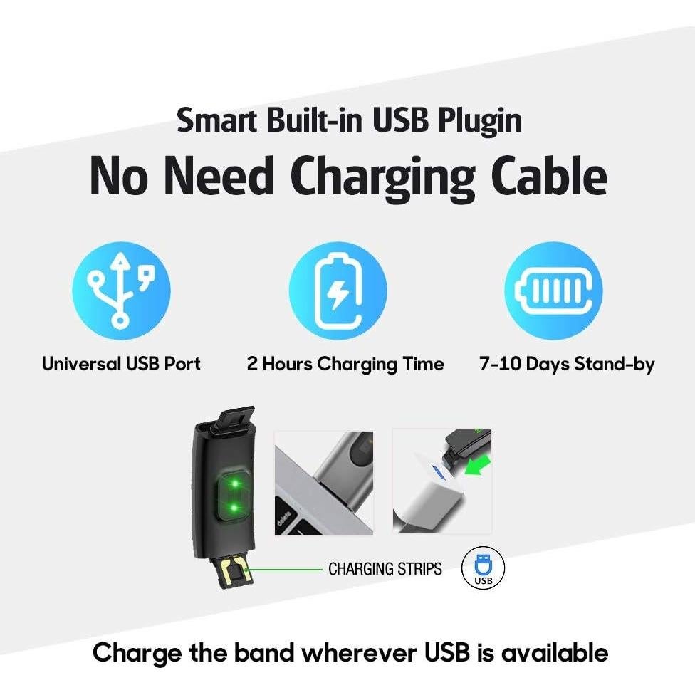 Rastreador de Fitness ZURURU Y39 con Monitor de Sueño y GPS