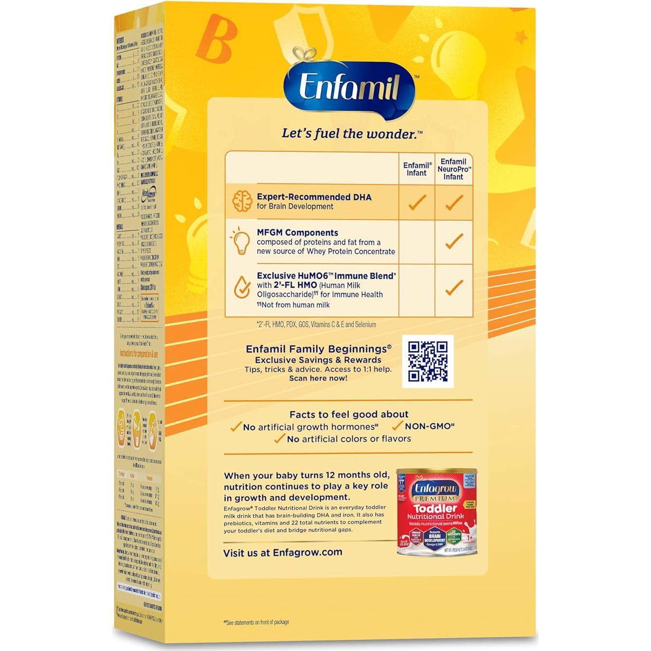 Fórmula Infantil Enfamil NeuroPro 890g, DHA y MFGM