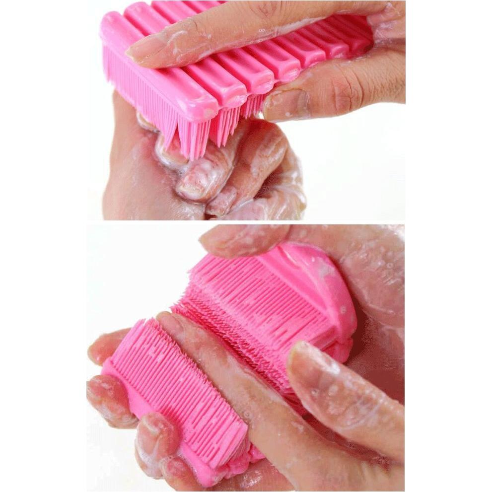 Cepillo Limpiador de Uñas para Niños Rosa - PE Libre de BPA