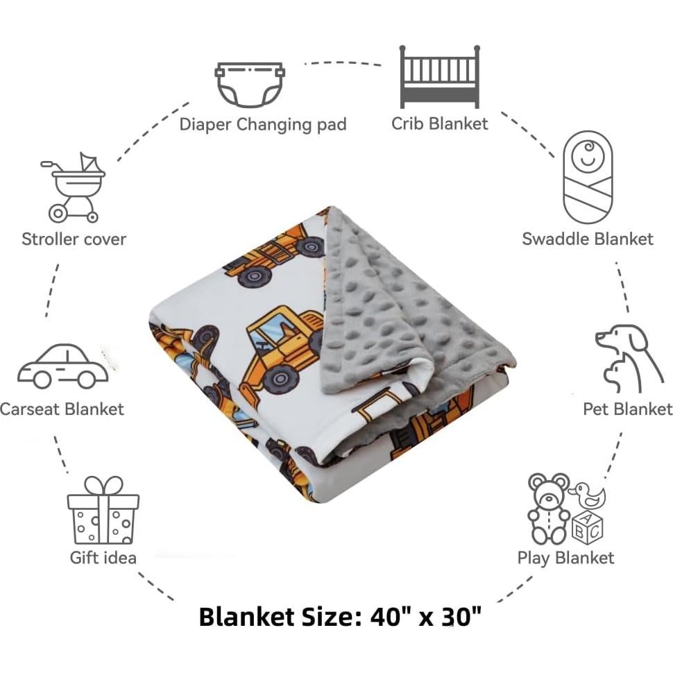 Manta para Bebé FIGEPO Doble Capa Suave 76x102 cm