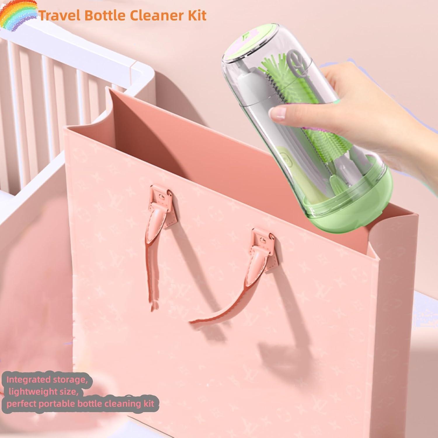 Juego de limpieza 6 en 1 Winforhour para biberones Amarillo