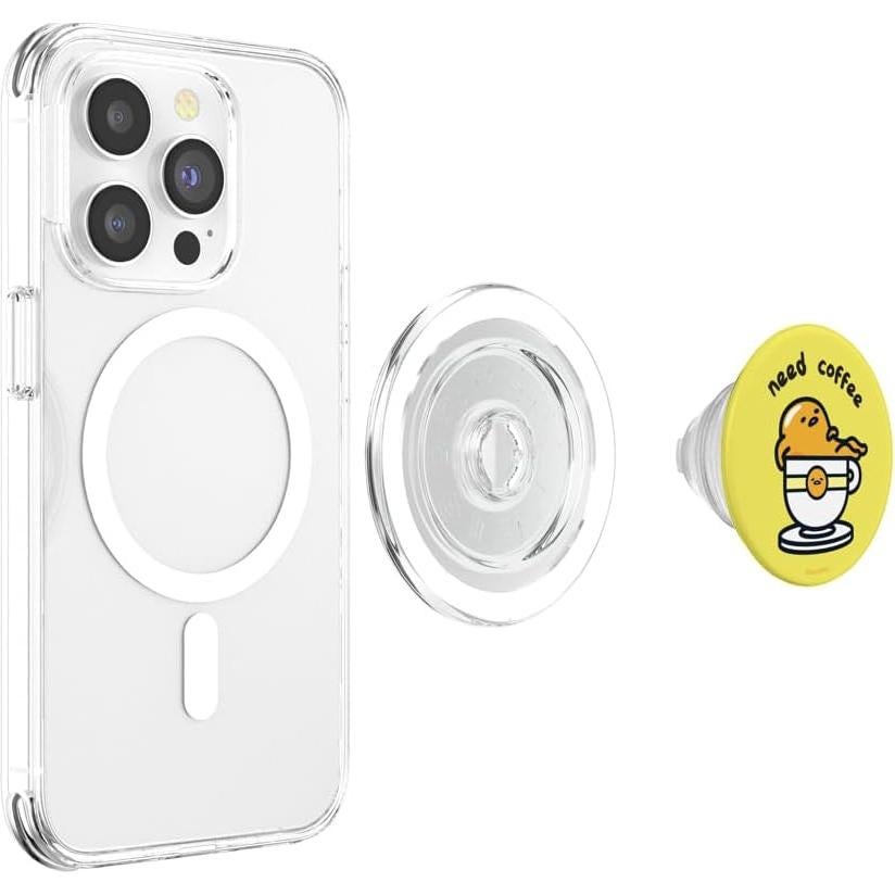 PopSocket MagSafe Gudetama para iPhone 12/13/14 - Transparente